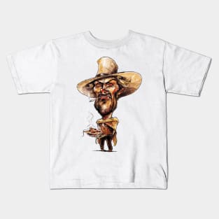 Clint eastwood caricature Kids T-Shirt